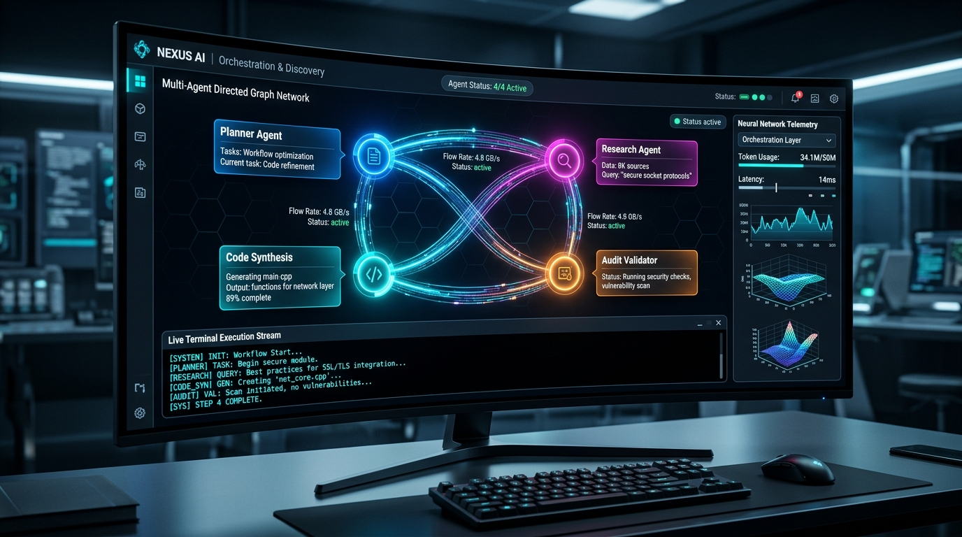 NeuroVizon Agentic Platform Interface Showcase